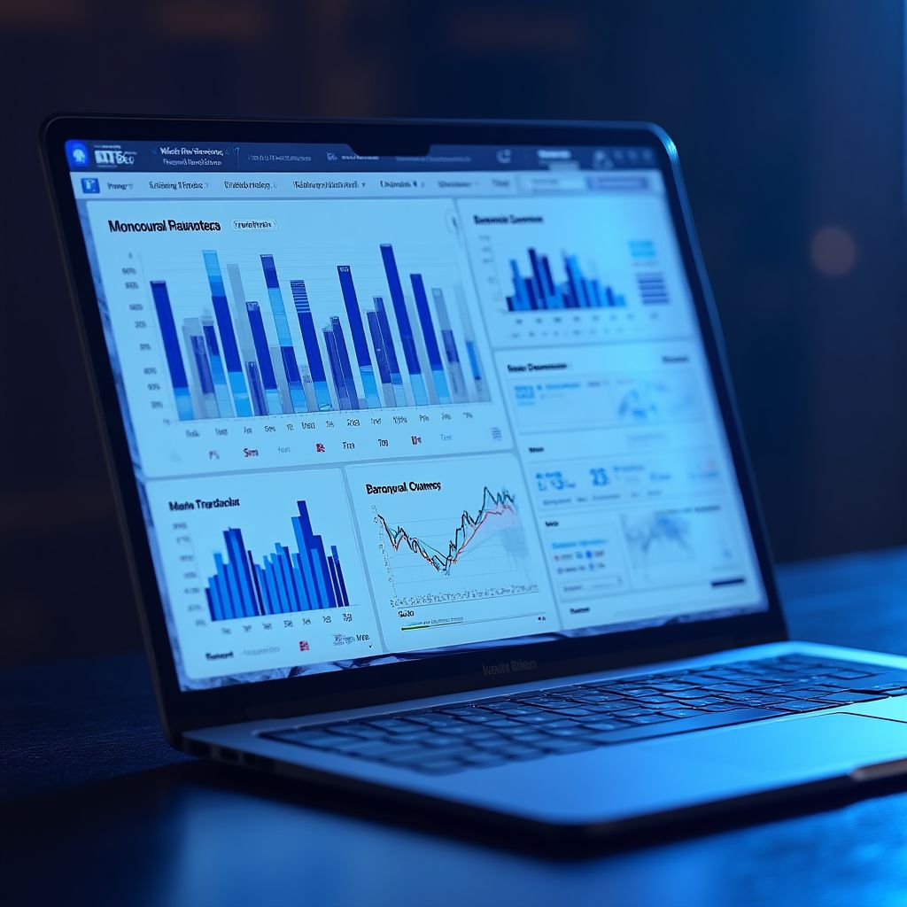 Plataforma fintech argentina mostrando análisis de inversiones digitales
